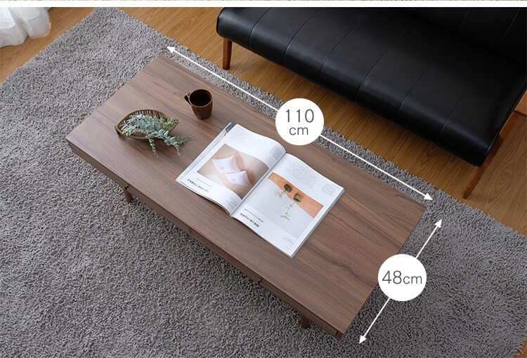 ローテーブル リビングテーブル 収納引き出し付き LTD-1148 ホワイト4