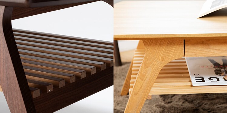 引出付リビングテーブル DLT-1200 【プラザセレクト】17