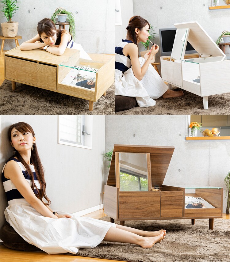 ドレッサーテーブル(一面鏡)SDT-900 【プラザセレクト】5