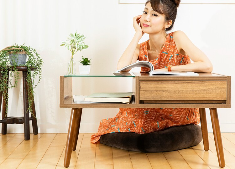 ガラスリビングテーブル GLT−800 【プラザセレクト】5