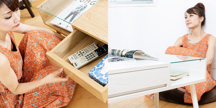 ガラスリビングテーブル GLT−800 【プラザセレクト】6