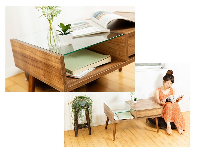 ガラスリビングテーブル GLT−800 【プラザセレクト】22