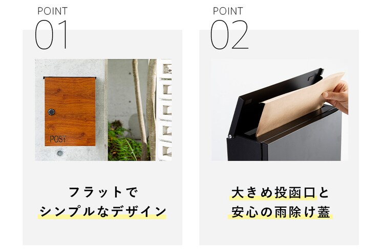 ダイヤル式ポスト PPDS-30 ブラック 3