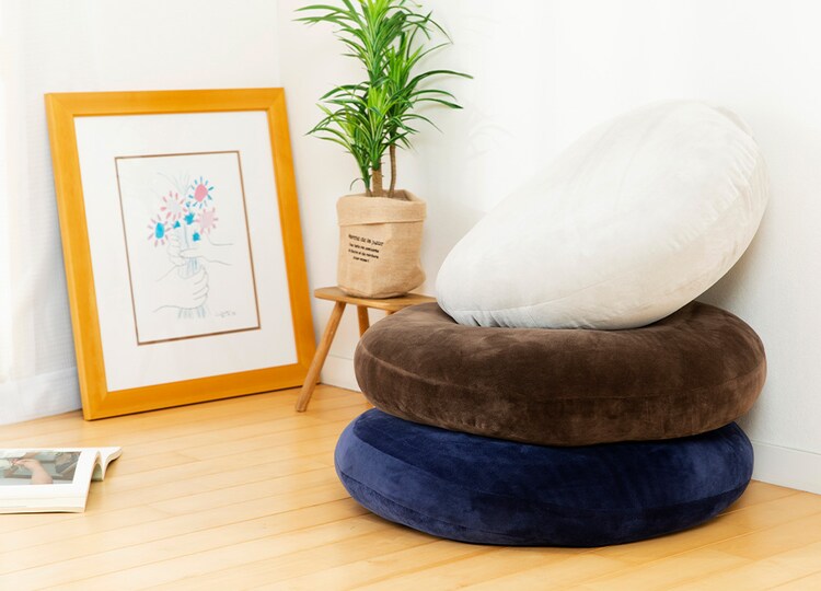 もちもちクッション60×60 MOCHI60R ブラウン 4