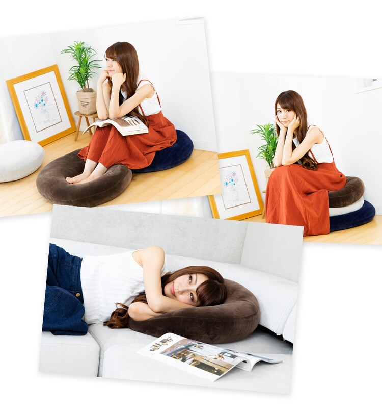 もちもちクッション60×60 MOCHI60R ブラウン 11