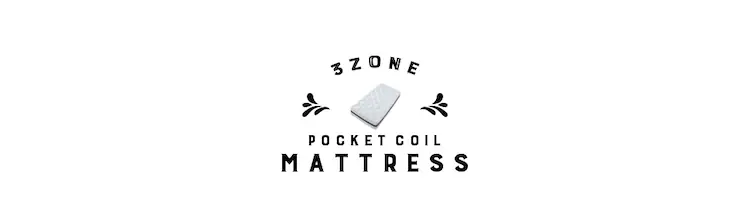 マットレス シングル ポケットコイル 厚さ20cm 3ZONE-PKTM-S7