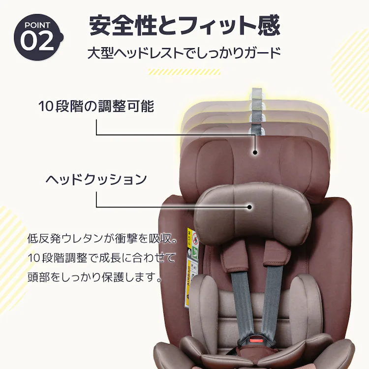 チャイルドシート グレージュ?PZ 0-44