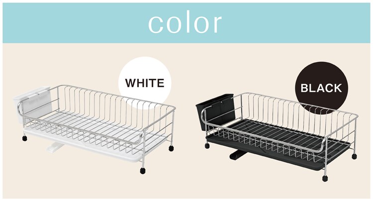 ステンレス水切り 1段 スリム SSDD-1S 全2色【プラザセレクト】9