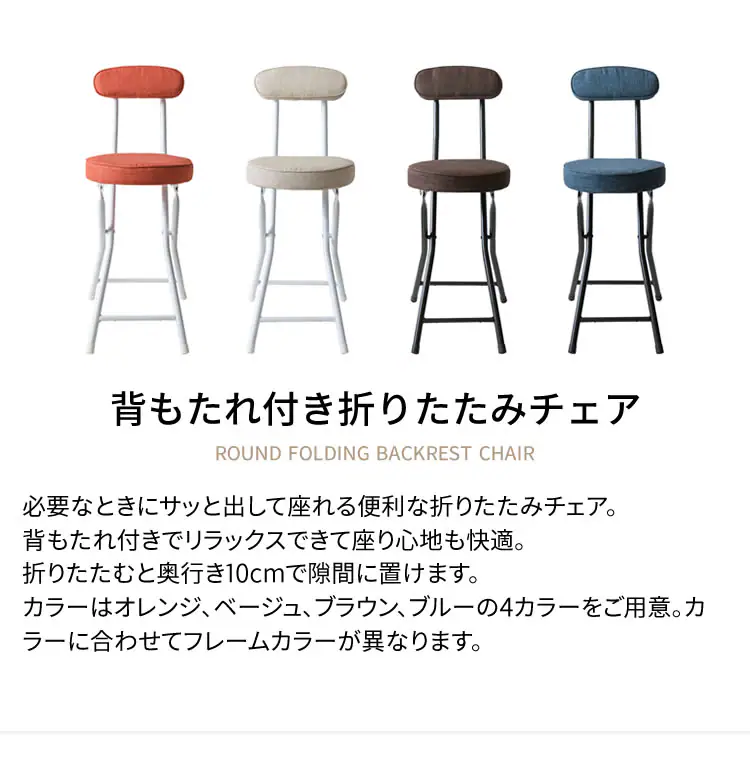 折りたたみチェア YZ5081 ネイビー 【前払い不可】【代引き不可】【同梱不可】1