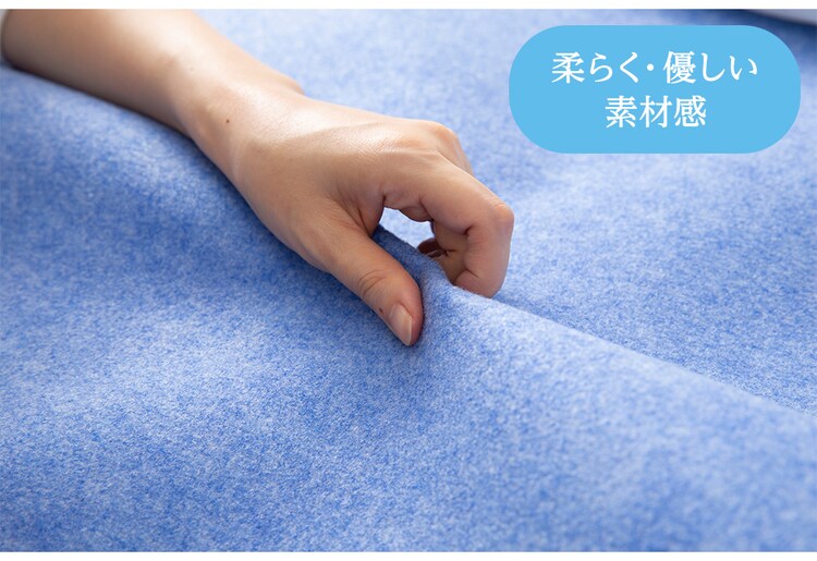 TEIJIN  帝人ベルオアシス 除湿シート（防ダニ加工/AG消臭機能付） ダブル ブルー 53/BJKX177.0000 12