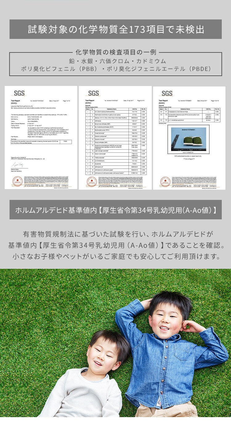 【2点セット】人工芝 2m×5m 芝丈30mm 国産 リアル質感 ロールタイプ IP-302510