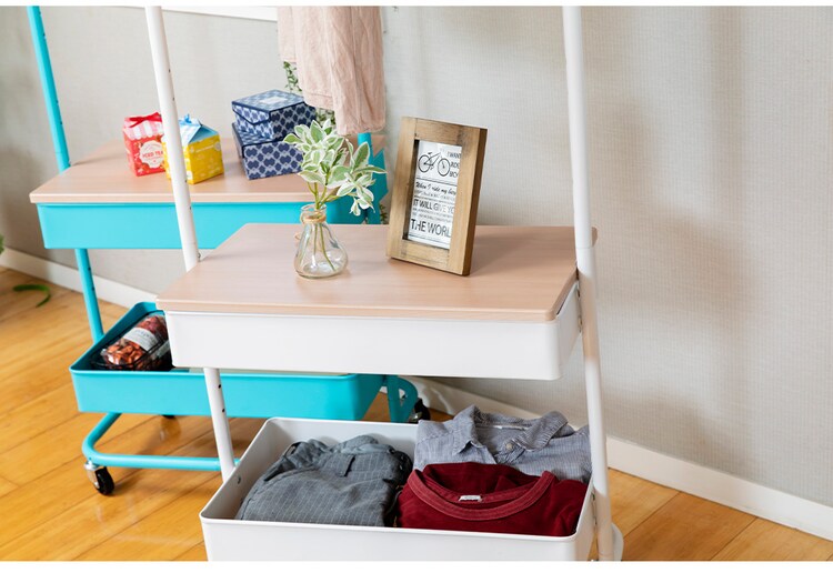 ハンガーラック 収納 バスケットハンガー BHYO-6C ベージュ15