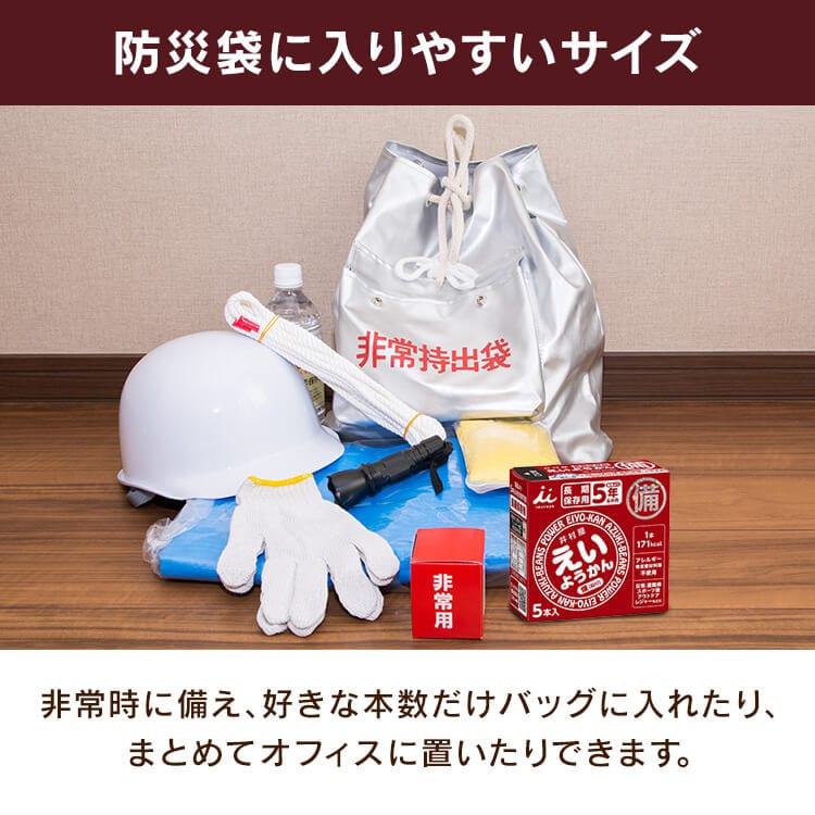【1箱】井村屋株式会社 えいようかん 5年間保存可能 非常食 保存食 防災食6