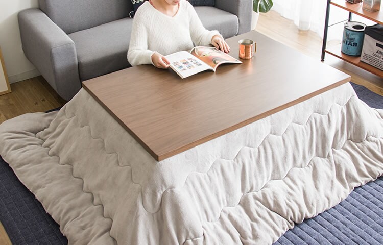 家具調こたつ ブラウン PKF-1208RF-T 4