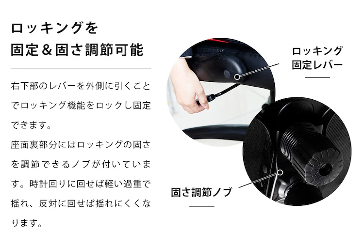 椅子 チェア オフィス レーシングチェア LSC-580 ブルー 17