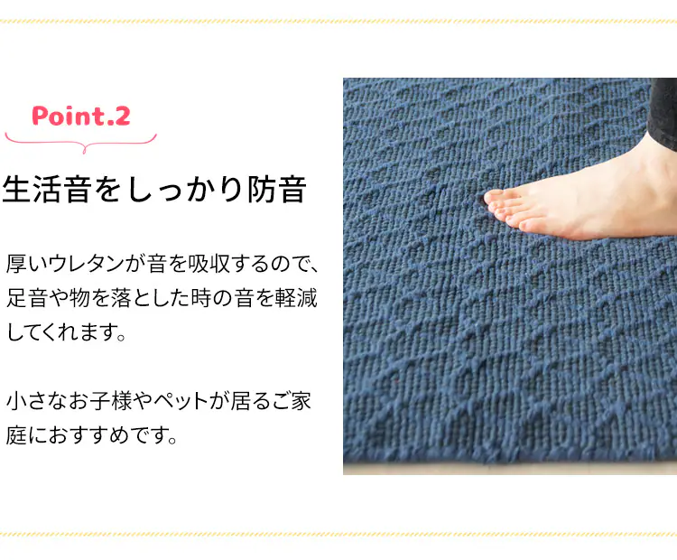 ラグ用下敷き ラグパット 175×230cm RGPD-L グレー4