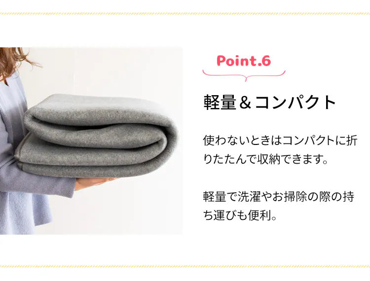 ラグ用下敷き ラグパット 175×230cm RGPD-L グレー8