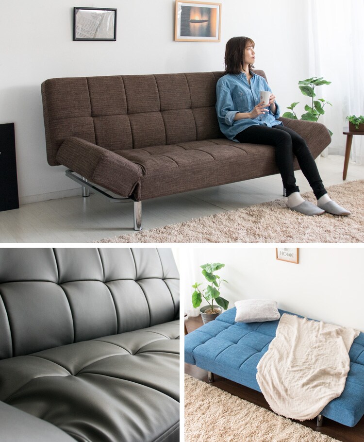 リクライニングソファベッド RSBP-1810 全5色【プラザセレクト】【代引き不可】3