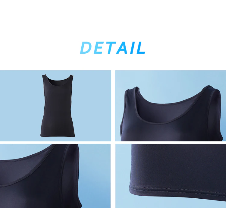 【メール便】レディース ドライインナー タンクトップ LDTU-L ブラックL【代引き不可】3