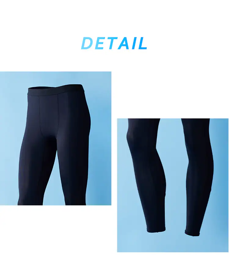 【メール便】メンズ スポーツタイツ ブラック MST-M M【代引き不可】3