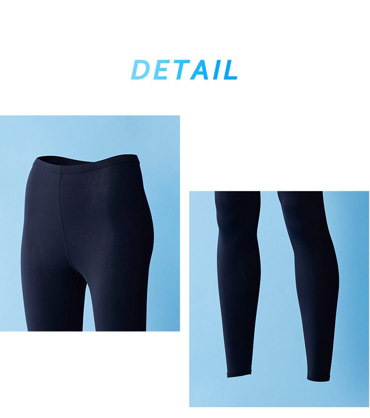 【メール便】レディース スポーツタイツ ブラック LST-M M【代引き不可】3