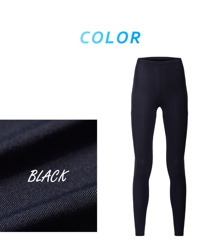 【メール便】レディース スポーツタイツ ブラック LST-M M【代引き不可】5