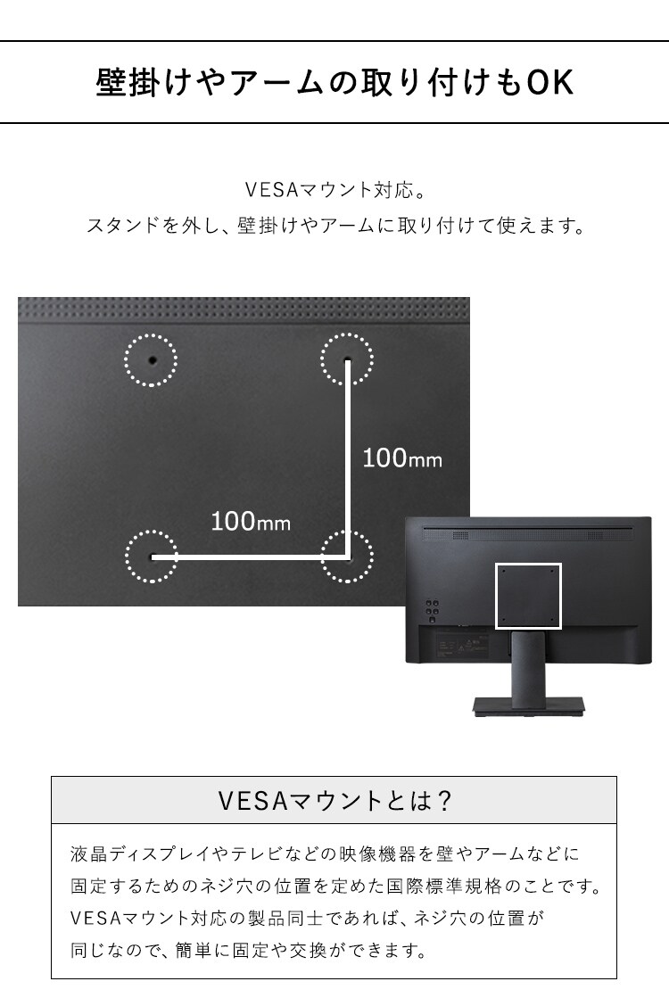 液晶ディスプレイ ブラック PLD-F221 8