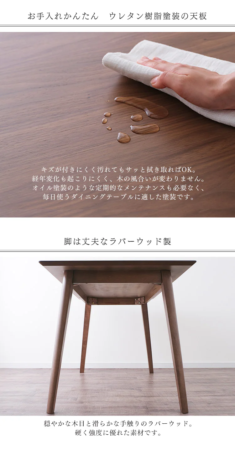 ダイニングテーブルセット 4人用 4点セット DTCS-4 全4色【プラザセレクト】5