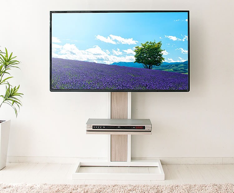 TIMEZ テレビスタンド ブラック木目 KF-260B1