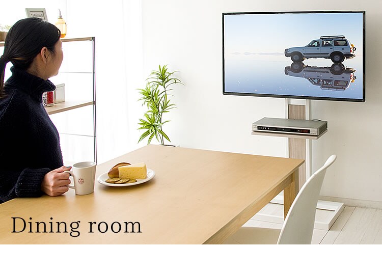 TIMEZ テレビスタンド ブラック木目 KF-260B6