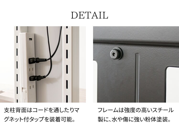 TIMEZ テレビスタンド ブラック木目 KF-260B19