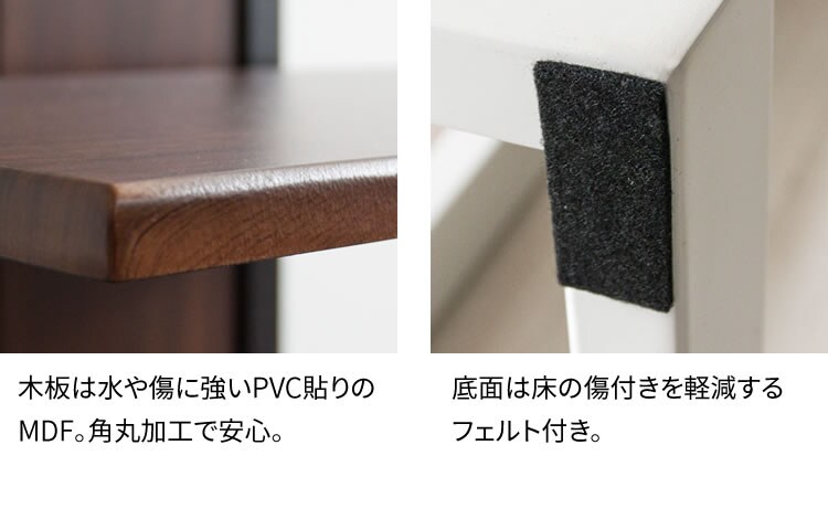 TIMEZ テレビスタンド ブラック木目 KF-260B20