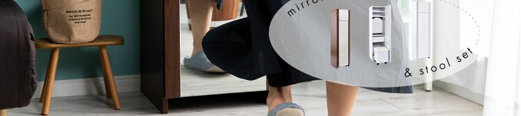 姿見ドレッサー DSRA-4037 ホワイト【プラザセレクト】25