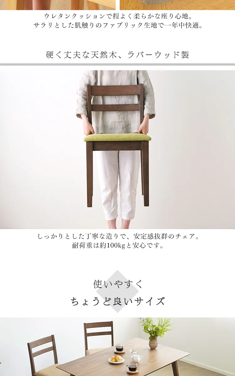 ダイニングテーブルセット 4人用 4点セット DTCS-4 全4色【プラザセレクト】8