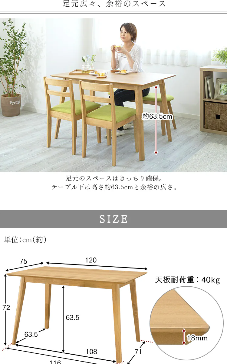 ダイニングテーブルセット 4人用 4点セット DTCS-4 全4色【プラザセレクト】10