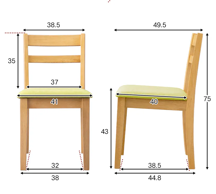 ダイニングセット 4人用 5点セット DTCS-5 ウォルナット×モカ11
