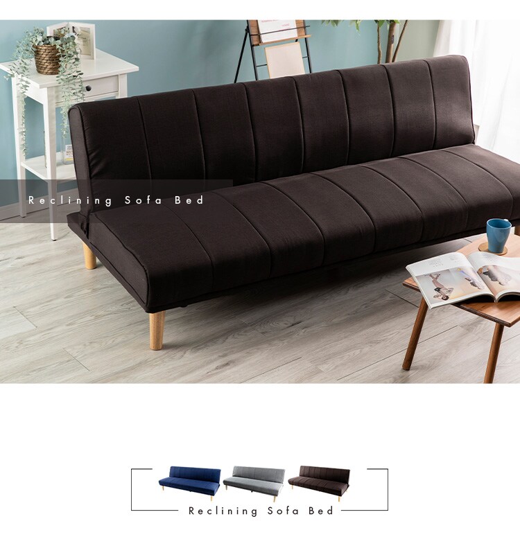 リクライニングソファベッド RSSB-1800 ネイビー【代引き不可】5