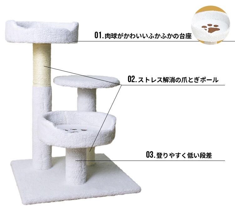 キャットタワー 据え置き CTLR-50 2