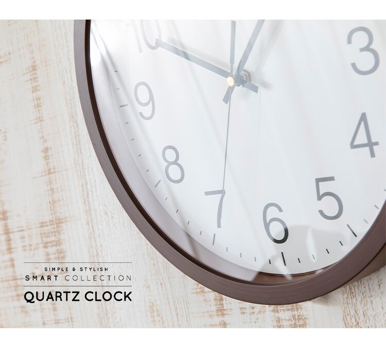 壁掛け時計 PWCR-30-W 全3色【プラザセレクト】4
