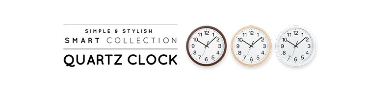 壁掛け時計 PWCR-30-W 全3色【プラザセレクト】7