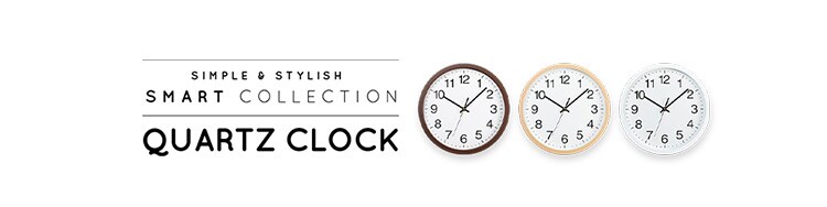 壁掛け時計 PWCR-30-W 全3色【プラザセレクト】10