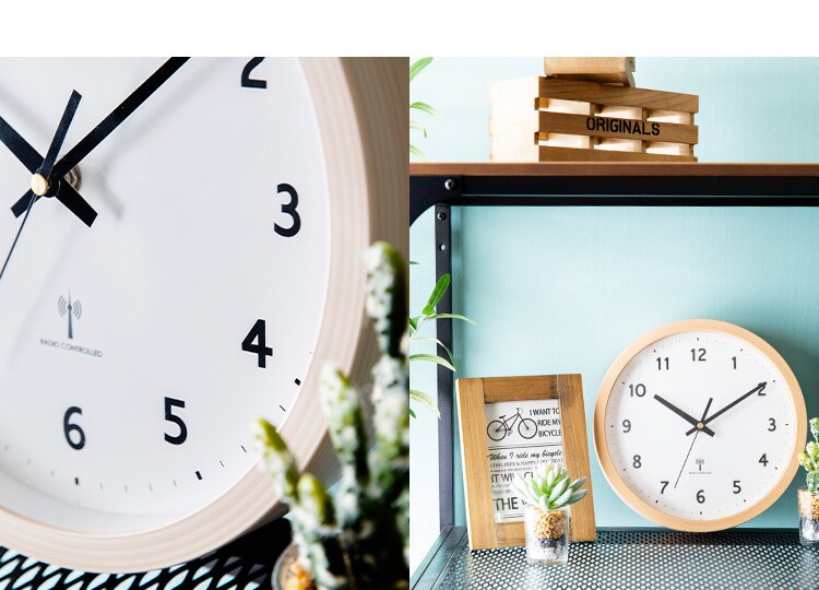壁掛け時計 PWCRR-25-C 全3色【プラザセレクト】19