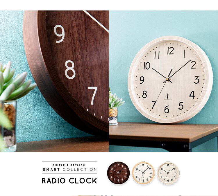 壁掛け時計 PWCRR-30-C 全3色【プラザセレクト】19