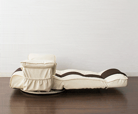 座椅子 リクライニング ソファ RLSZ-1160 アイボリー 7