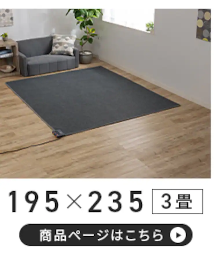 カーペット 2畳 ラグセット TEKNOS HCMF-IR200 ベージュ 14