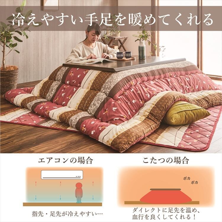 こたつ掛け布団 205&times;285 グリーン 【代引き不可】3