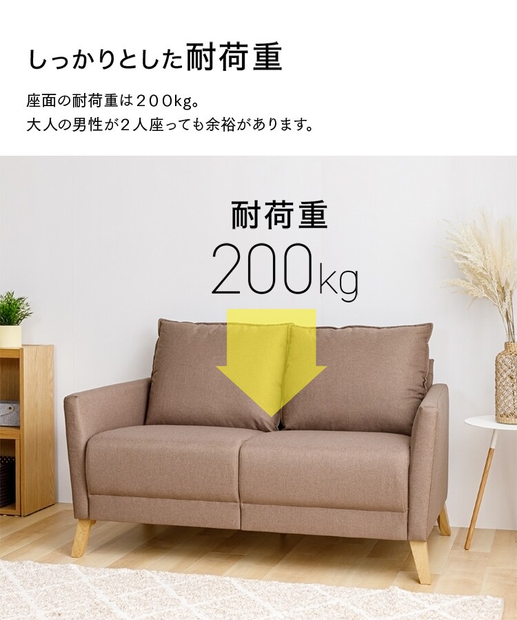 2人掛けソファ FSFX-2P ネイビー6