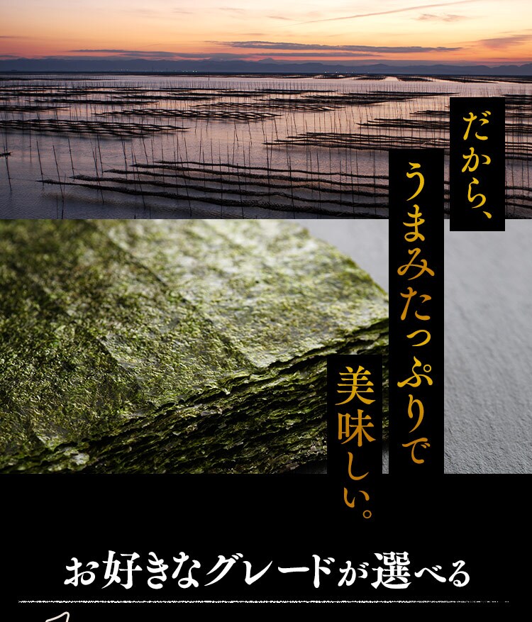 有明海産 焼き海苔 40枚  【代引き不可】2