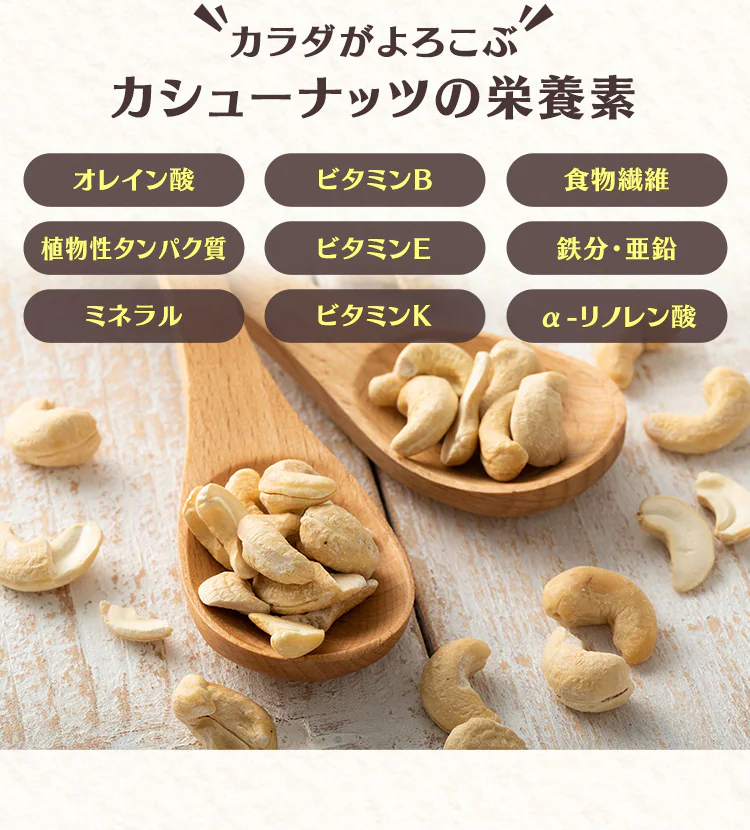 【2袋】 素焼きカシューナッツ 無塩 500g×2 【代引き不可】4