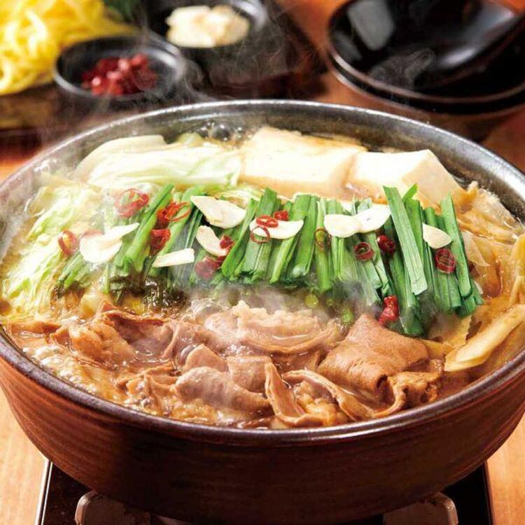 博多もつ鍋セット 3〜4人前 88087 あごだし醤油【時間指定不可】【プラザマーケット】【代引き不可】3